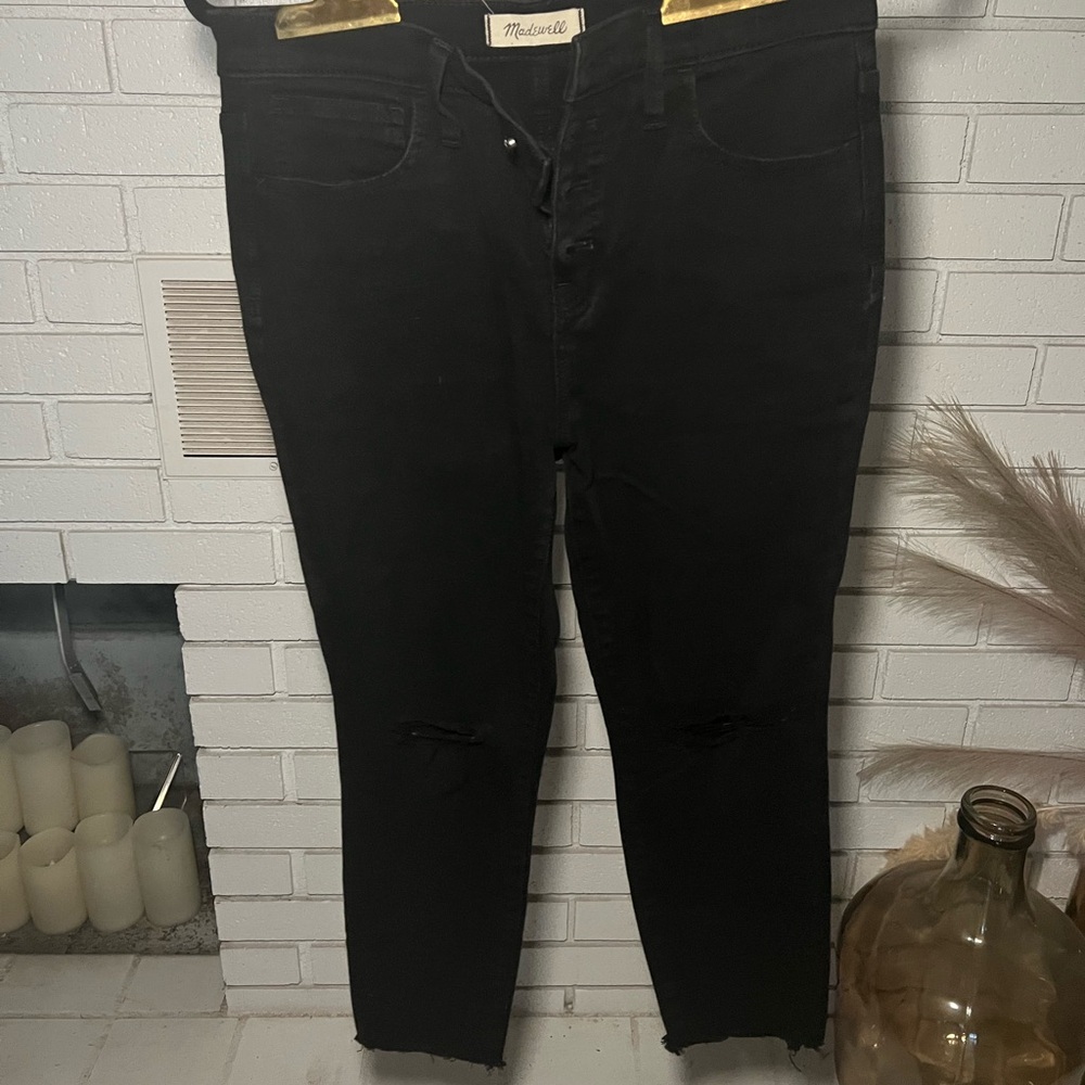 Madewell Women's Classic Black Skinny Jeans